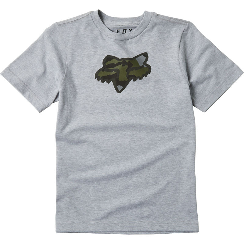 FOX PREDATOR JR SS TEE LIGHT HEATHER GREY