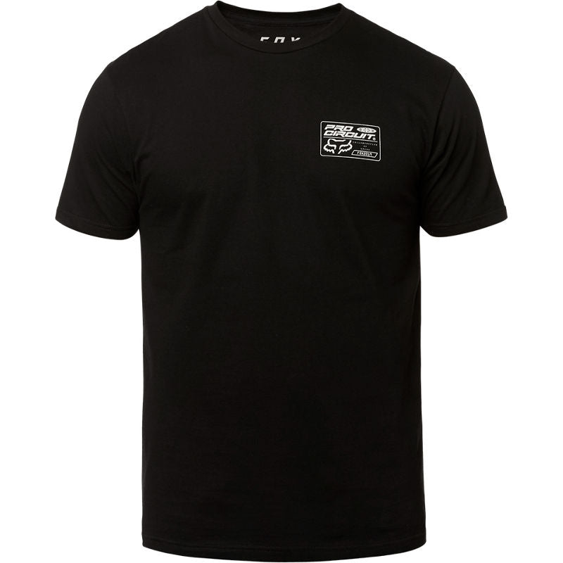 FOX MEN'S PRO CIRCUIT SS PREMIUM TEE BLACK