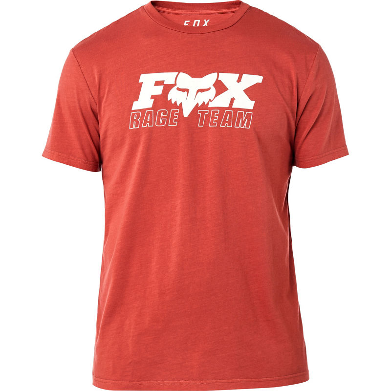 FOX MEN'S RACE TEAM SS PREMIUM TEE BORDEAUX