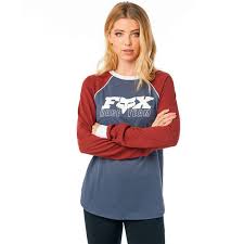 FOX WOMEN'S RACE TEAM LS TOP BORDEAUX