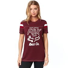 FOX WOMEN'S RALLY POINT SS TOP CRANBERRY