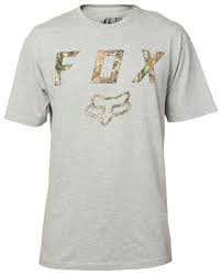 FOX MEN'S REALTREE SS BASIC TEE GREY