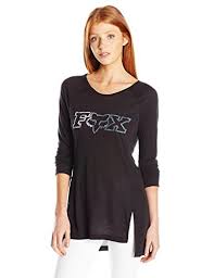 FOX WOMEN'S RIVETING LS BLACK