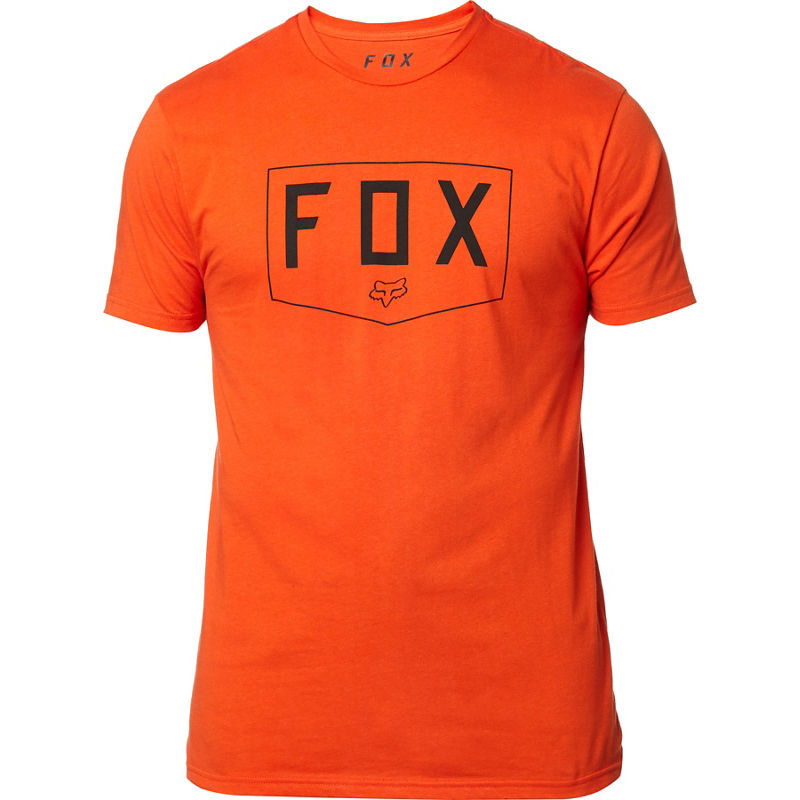 FOX MEN'S SHIELD SS PREMIUM TEE ATOMIC ORANGE