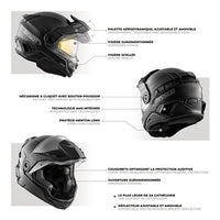 Load image into Gallery viewer, CKX MISSION AMS FULL FACE HELMET-CARBON SOLID
