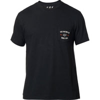 Load image into Gallery viewer, FOX MEN&#39;S SPEED THRILLS SS POCKET TEE BLACK
