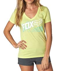 FOX WOMEN'S STANDBY V NECK LIMES