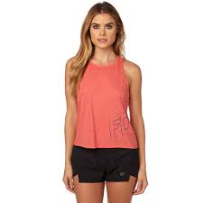 FOX WOMEN'S STILTED CROP STRAWBERRY