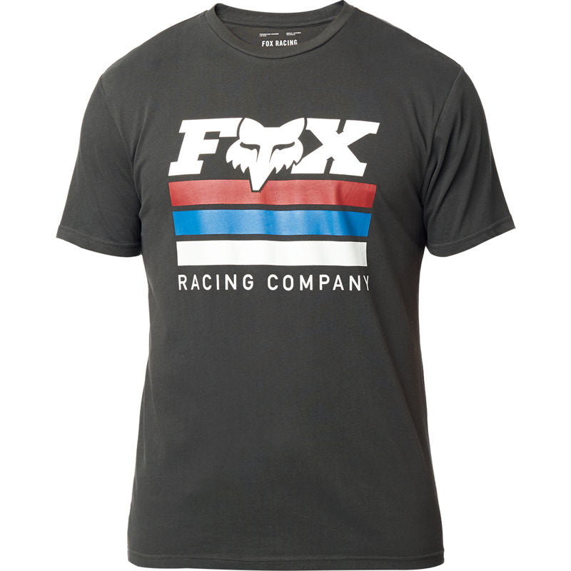 FOX MEN'S STREET LEGAL SS AIRLINE TEE BLACK VINTAGE