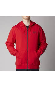 FOX MEN'S TRACKER ZIP FLEECE RED