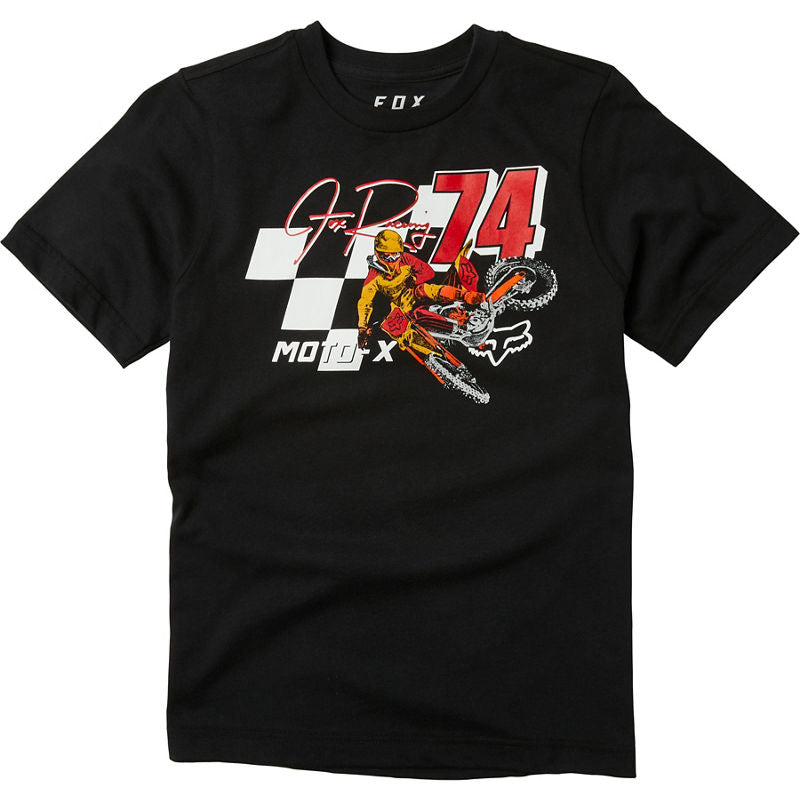 FOX YOUTH TRACKSIDE SS TEE BLACK