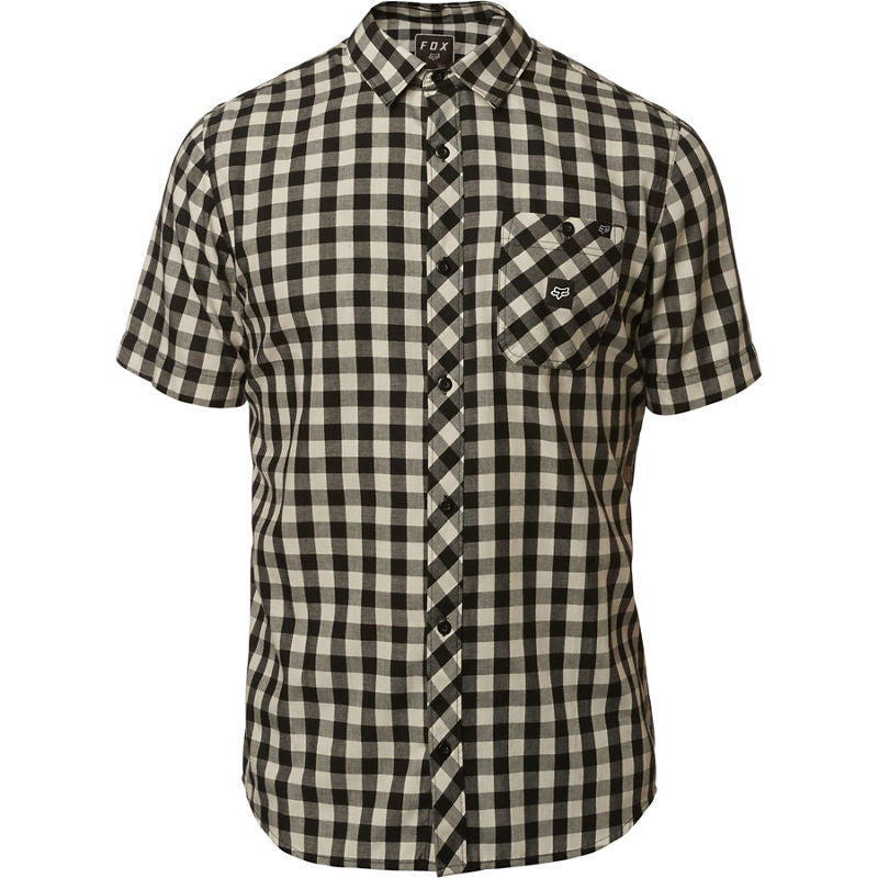 FOX MEN'S TROUBLED MIND SS WOVEN BONE