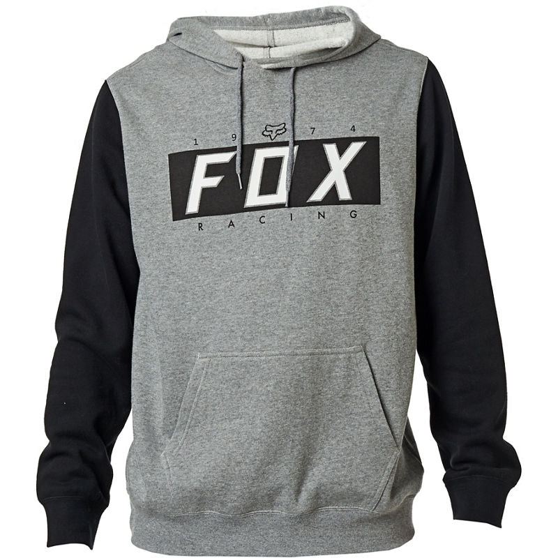 FOX MEN'S WINNING PULLOVER FLEECE HEATHER GRAPHITE