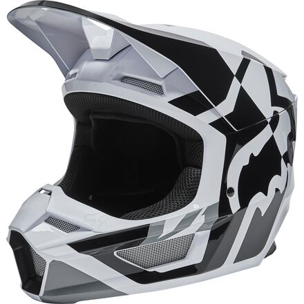 YOUTH V1 LUX HELMET BLK/WHT