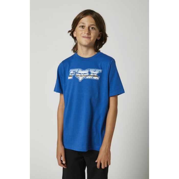 FOX YOUTH CHROMATIC SS TEE ROYAL BLUE