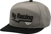 FLY RACING FLY FLASH HAT LIGHT GREY/BLACK O/S