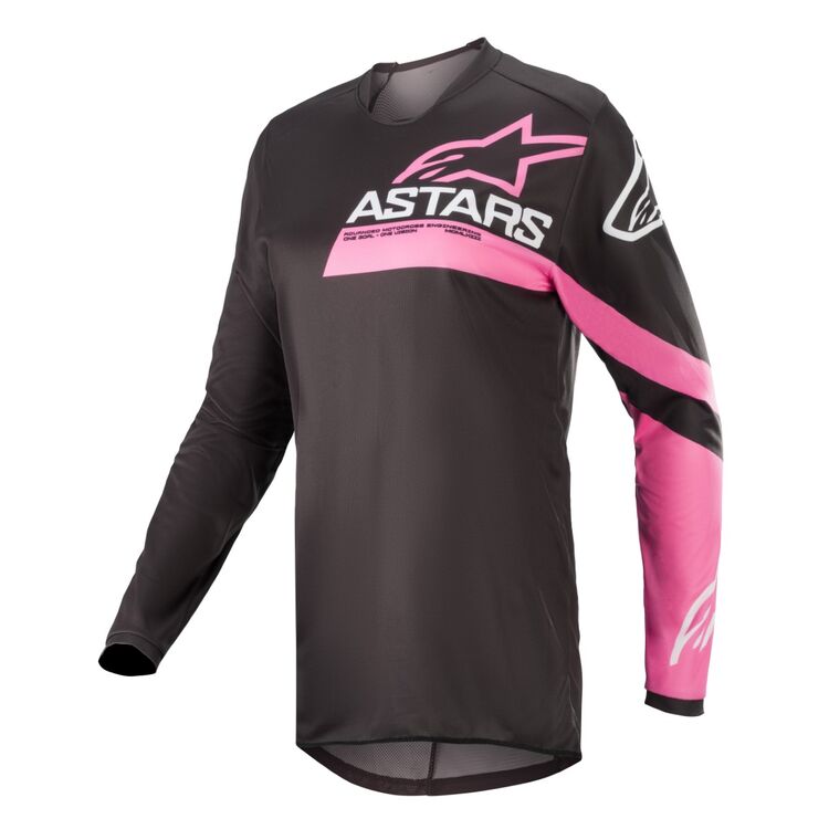 STELLA FLUID CHASER JERSEY BLACK/PINK MD