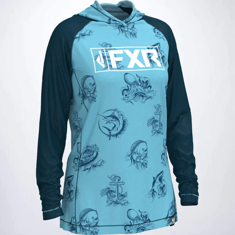 FXR WOMENS COASTAL UPF PO HOODIE