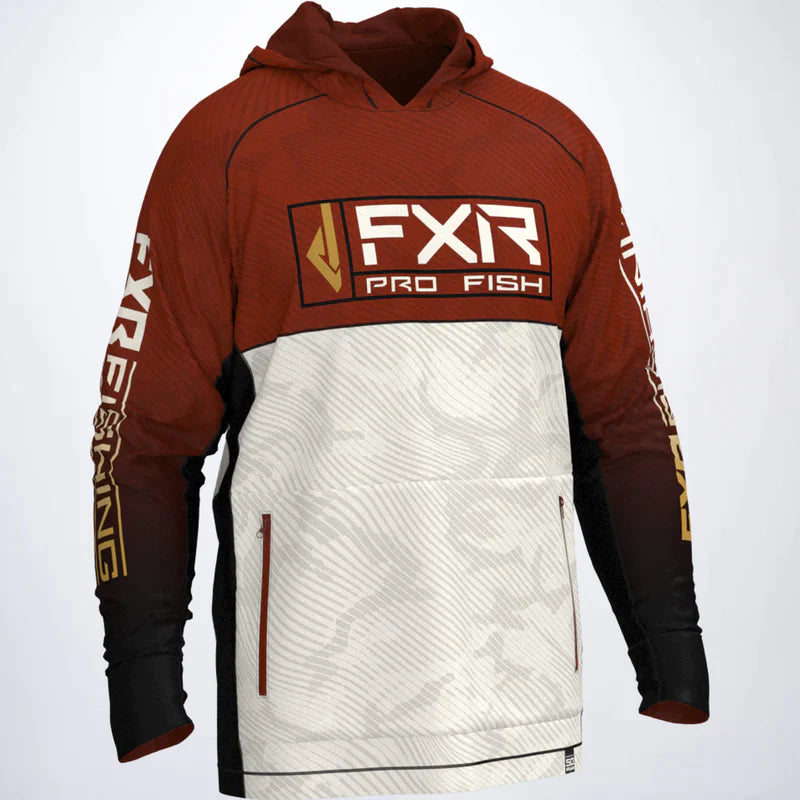 FXR MENS TOURNAMENT HYBRID UPF PO HOODIE