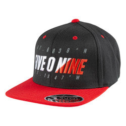 COORDINS FLEX SNAPBACK HAT RED MIST