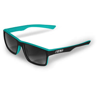 Load image into Gallery viewer, 509 DUECE SUNGLASSES TEAL BLACK POLARIZED SMOKE TINT
