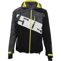 EVOLVE JACKET SHELL BLACK HI VIS