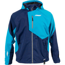 EVOLVE JACKET SHELL CYAN NAVY