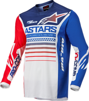 ALPINESTARS RACER COMPASS JERSEY OFF WHITE/RED FLUO/BLUE