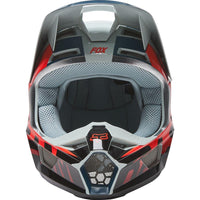 Load image into Gallery viewer, FOX V1 TRICE HELMET GRAY/ORANGE
