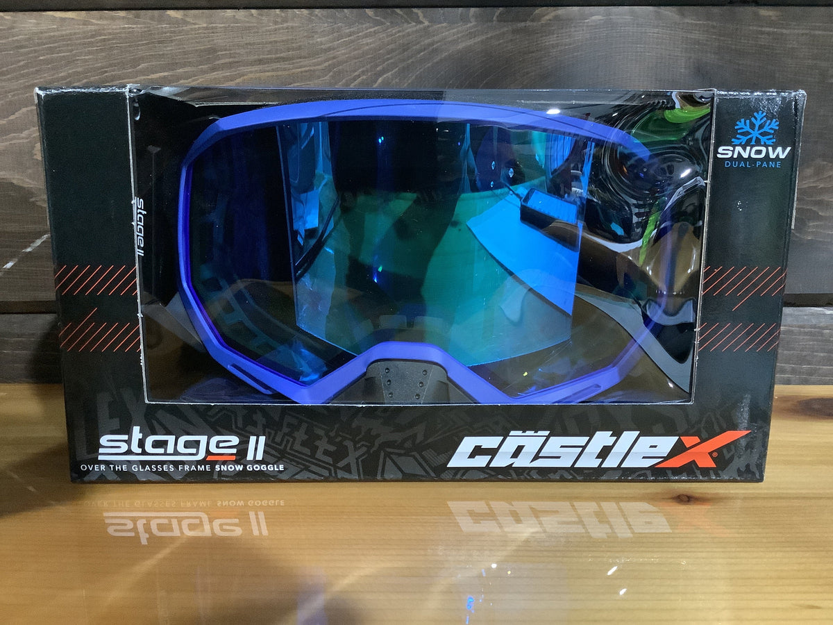 CASTLE X SNOW STAGE II GOGGLE MATTE BLUE