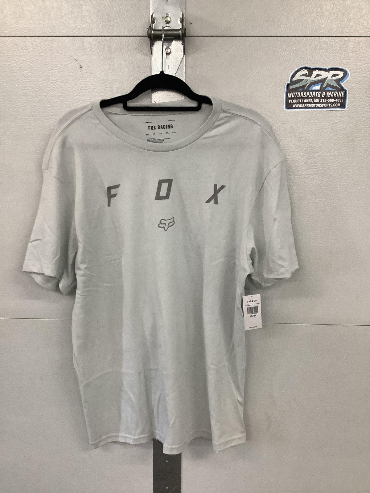 Fox Parallax SS Tee Lt Heather Grey