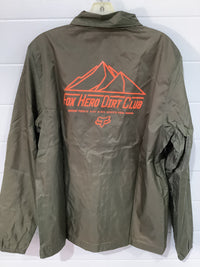 Load image into Gallery viewer, FOX HERO DIRT COACHES JACKET FAT GREEN

