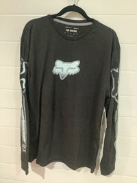 Load image into Gallery viewer, FOX VIZEN LS TECH TEE BLACK
