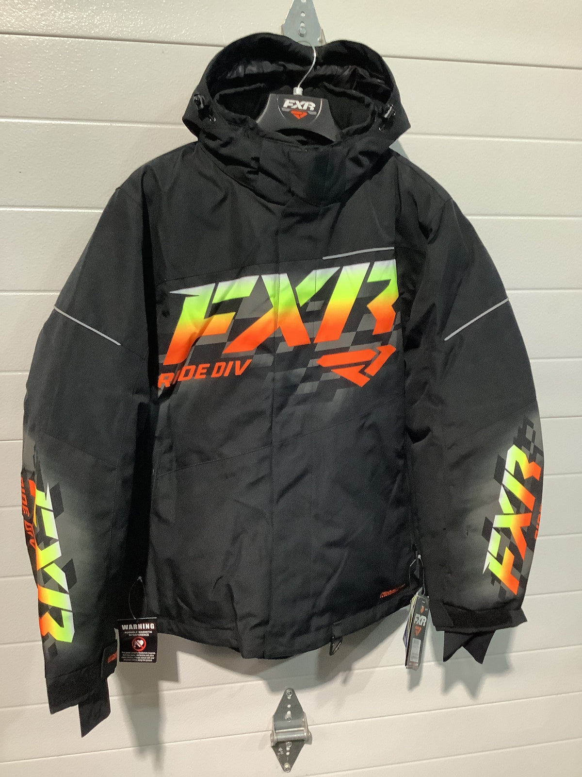 FXR MEN'S FUEL JACKET BLACK/INFERNO