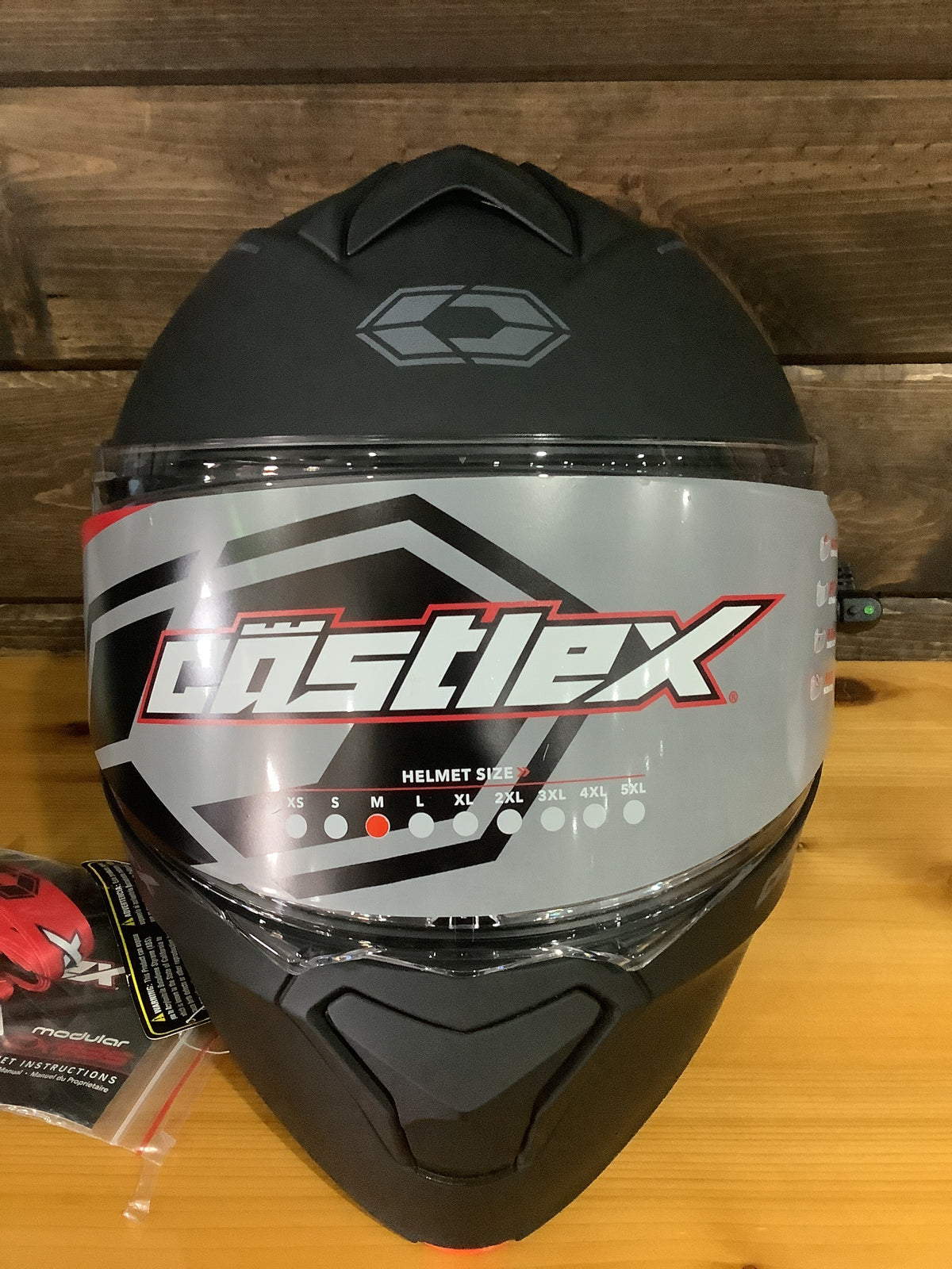 CASTLE X EL CX935 MATTE BLACK HELMET