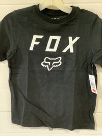 Load image into Gallery viewer, FOX YOUTH LEGACY MOTH SS TEE BLACK
