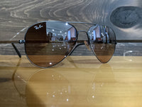Load image into Gallery viewer, RAY BAN AVIATOR MATTE ANTIQUE BLACK W/GREY MIRROR SILVER
