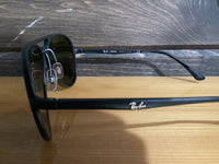 Load image into Gallery viewer, RAY BAN RB4320ch CHROMANCE MATTE BLACKW/GREEN MIRROR BLUE
