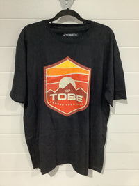 Load image into Gallery viewer, TOBE SHIELD TEE BLACK
