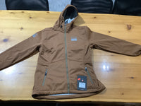 Load image into Gallery viewer, FXR W RIDGE SOFTSHELL HOODIE COPPER/CANVAS
