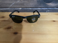 Load image into Gallery viewer, RAY BAN CLUBMASTER OVERSIZED DEMI GLOSS BLACK ON ARISTA G-15 GREEN
