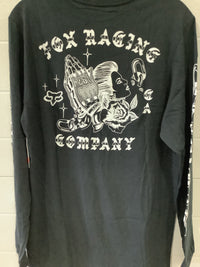 Load image into Gallery viewer, FOX RACING MEN&#39;S LA NETA LS POCKET TEE BLACK
