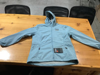 Load image into Gallery viewer, FXR W RIDGE SOFTSHELL HOODIE LITE STEEL/BLACK
