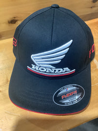 Load image into Gallery viewer, FOX YOUTH HONDA FANWEAR FLEXFIT BLACK
