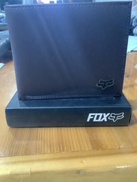Load image into Gallery viewer, FOX BIFOLD LEATHER WALLET BROWN
