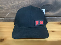 Load image into Gallery viewer, RIDE MINNESOTA NIGHT OUT PATCH MESH SNAPBACK BLACK/RED
