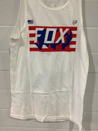 Load image into Gallery viewer, FOX RWT FLAG PREMIUM TANK OPT WHITE
