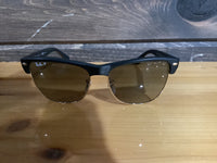 Load image into Gallery viewer, RAY BAN CLUBMASTER OVERSIZED DEMI GLOSS BLACK GREY GRADIENT DARK GREY

