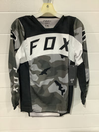 Load image into Gallery viewer, FOX YOUTH 180 BNKR JERSEY BLACK CAMO
