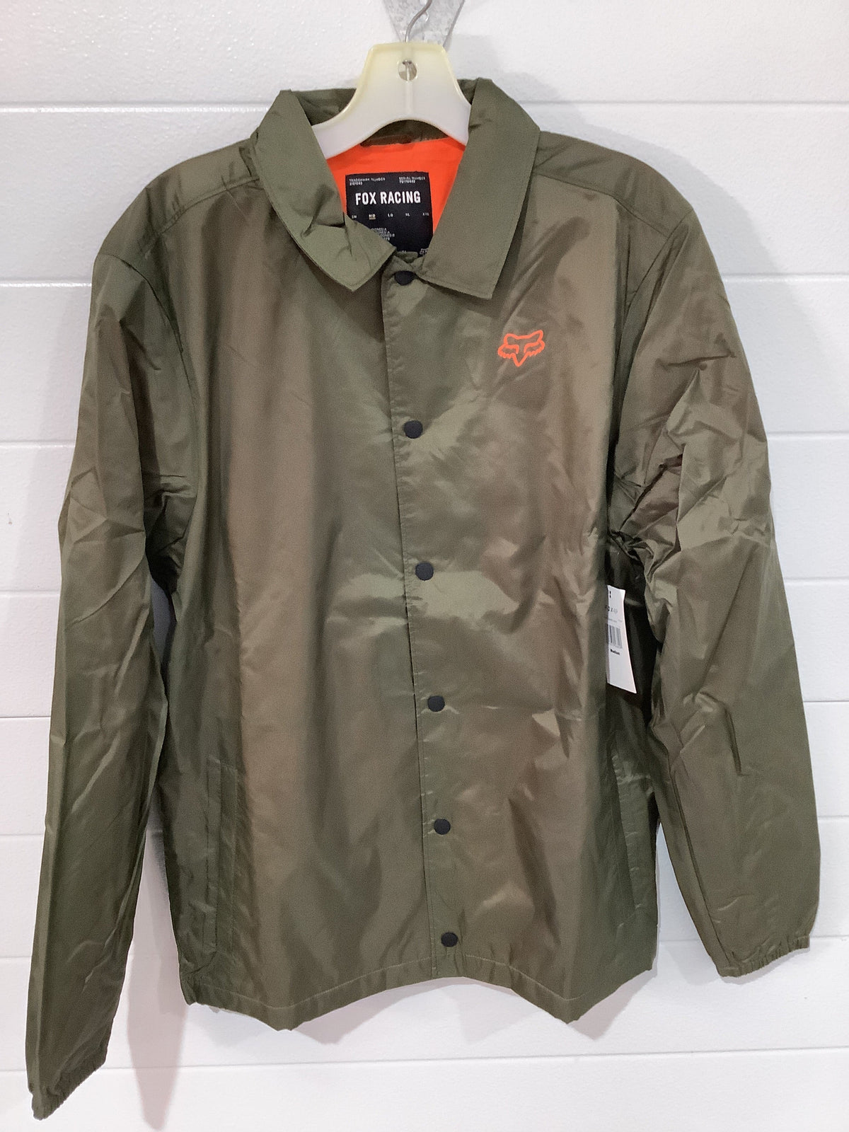 FOX HERO DIRT COACHES JACKET FAT GREEN